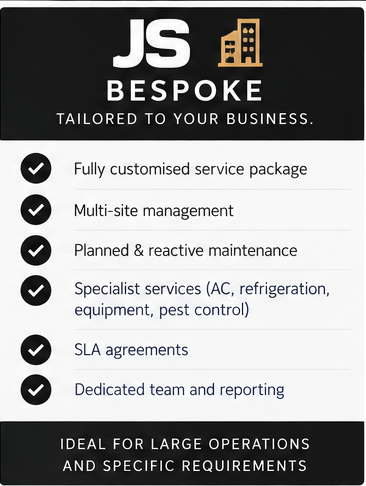 J&S Bespoke facilities support plan